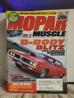 Mopar Muscle April 2008 • $8.50