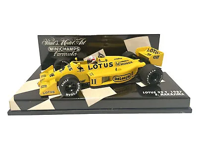 Minichamps F1 1987 LOTUS 99T S Nakajima 1/43 Scale Model Car Formula 1 • $45