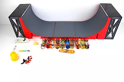 11x Finger Skateboards SBEGO With Ramp & Spare Wheels Bulk Bundle Lot • $49.95