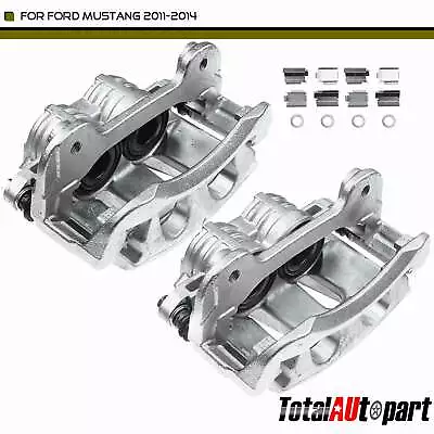 2 Disc Brake Caliper With Bracket For Ford Mustang 2011-2014 Front Left & Right • $132.99