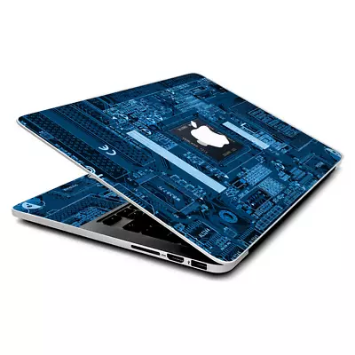 Skin Wrap For MacBook Pro 15 Inch Retina  Circuit2 Blue • $16.98