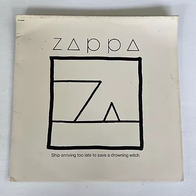 Frank Zappa Ship Arriving Too Late To Save A Drowning Witch Vinyl FW 38066 VG/VG • $9.99