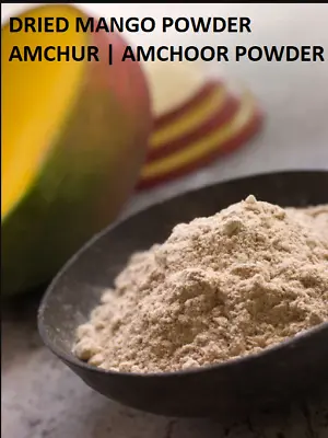 Dry Raw Mango Powder Amchoor Amchur Powder Authentic Indian Tangy Powder • £4.23