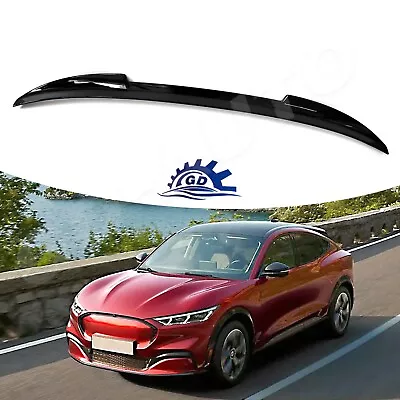 For 2021-2023 Mustang Mach-E Rear Trunk Spoiler Wing Accessories (Glossy Black) • $59.99