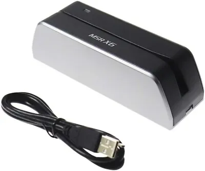 MSR X6 Swipe Card Reader Writer 3-Track USB MSRX6 Compatible W/ MSR206 MSR605X • $120.50