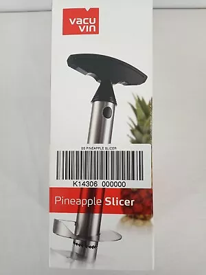 Williams Sonoma VacuVin Pineapple Slicer Corer Stainless Steel Fruit Tool In Box • $15.94