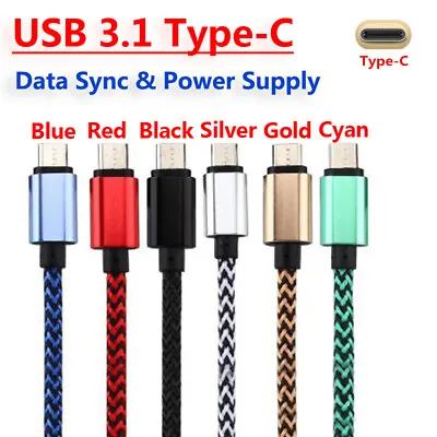 $7.50 • Buy Braided 25cm USB Type-C Adapter Cable Charger For Oppo A96 A36 A11S K9x Short 