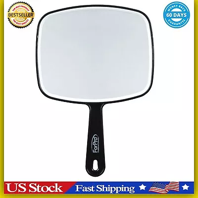 Hand Held Mirror Extra Large For Barber Lady Makeup Beauty Cosmetic With Handle • $8.79