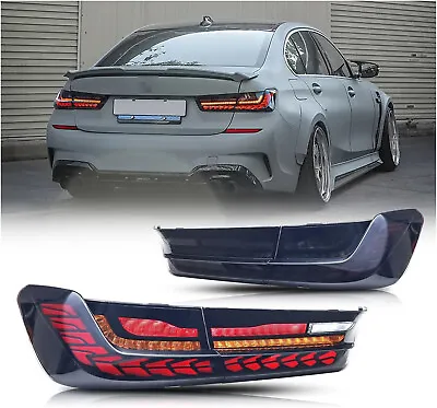 LED GTS Tail Lights For BMW 330 340 G20 G80 M3 3 Series 2019-2024 Smoked Lights • $275.99