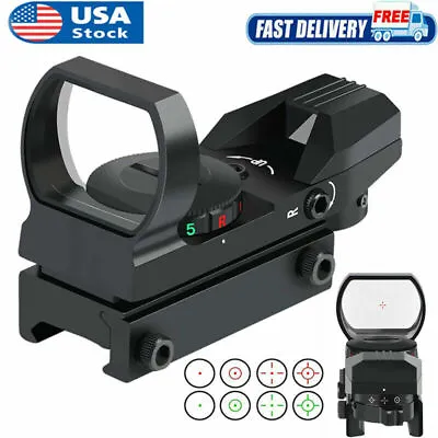 Tactical Holographic Reflex Red Green Dot Sight 4 Type Reticle For 20mm Rails • $16.90