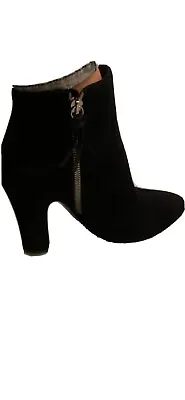 £159 • Buy Miu Miu Ankle Boots Black Suede In Size Uk3 Perfect Condition!