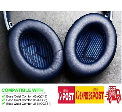 Bose Ear Pads QC35 Ii Replacement Cushions QuietComfort QC35 Ii / QC45/QC25 Blue • $37.85