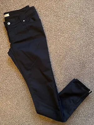 M By MADONNA Black Skinny Slim Stretch Jeans Size EUR 28 (W31-32” X L30”) FAB  • £11.99