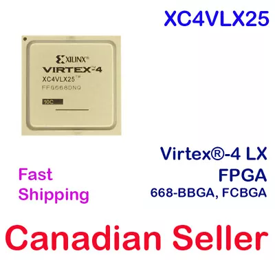 XC4VLX25 Field Programmable Gate Array FPGA XILINX Virtex-4 LX 668-BBGA BGA AMD • $1303.60