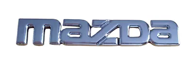 MAZDA Badge Emblem Lettering Chrome Rear • £11.99