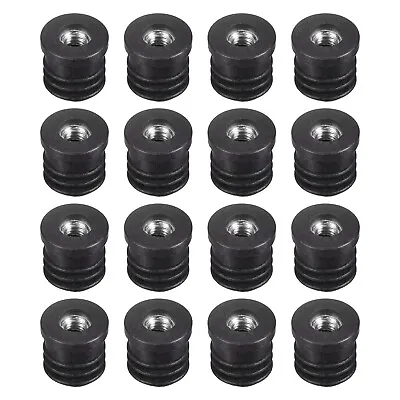 16Pcs 15mm/0.59  Caster Insert With Thread Round M6 Thread For Furniture • $7.36