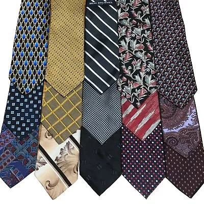 Mens Ties X15 Dior Missioni Givenchy Barbara Blank Fumagallis Paisley Striped • $98.90