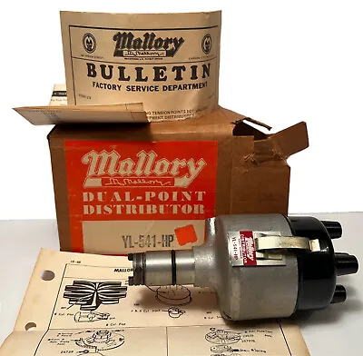 VTG Mallory Dual Point YL-541-HP Ignition Distributor VW Volkswagen Beetle Bus • $295