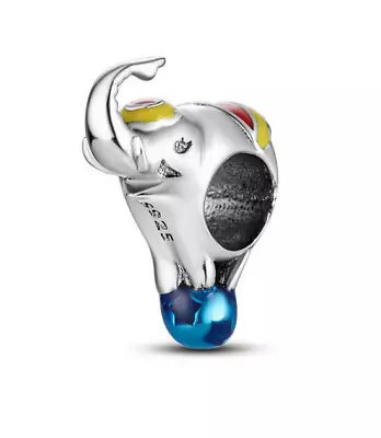 Circus Elephant Pet Love Charm Wife Sister Mum  Bead Genuine Sterling Silver 925 • £14.99