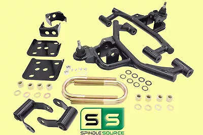 3 /5  Drop Control Arm Kit + Flip Kit + Shackles Fits 09-14 Ford F-150 F150 2WD • $497.80