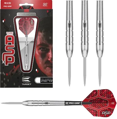 £48.95 • Buy Nathan Aspinall 90% Tungsten Steel Tip Darts By Target - Asp - 22g 24g Or 26g