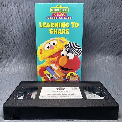 Sesame Street - Kids Guide To Life: Learning To Share VHS 1996 Katie Couric Film • $14.99