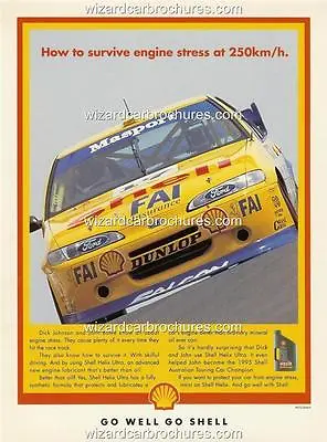 1995 Dick Johnson Ef Ford Falcon Shell Helix A3 Poster Ad Advertisement Advert • $14.85