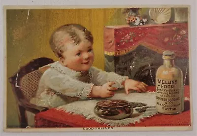 Vintage Advertising Trade Card Mellins Food Infants Invalids Quack Medicine Baby • $10.75