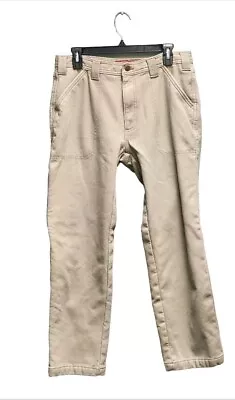 Coleman Men's Bonded Fleece Lined Cargo Utility Pant Greige Size 32/30 • $14.99