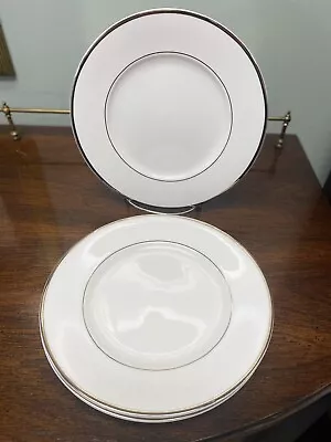 NWT 3 Mikasa Ultima HK301 Cameo Platinum Salad Plates 8.5  • $15