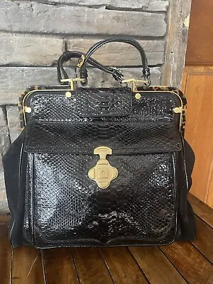 Vintage Oscar De La Renta Satchel Handbag MSRP $3100 • $289