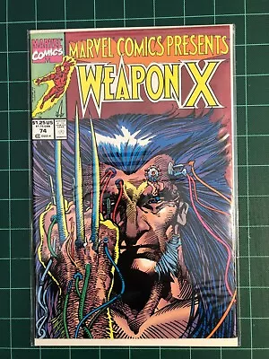 MARVEL COMICS PRESENTS - WEAPON X - # 74 - NM - EXCELLENT - Bagged And Boarded • $14.99