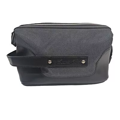 Kenneth Cole Black Gray Men's Toiletry Travel Handle Bag • $18.99
