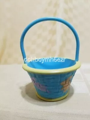 Hallmark Merry Miniatures 1986 Container Basket Easter Bunny Rabbit Spring • $8.99