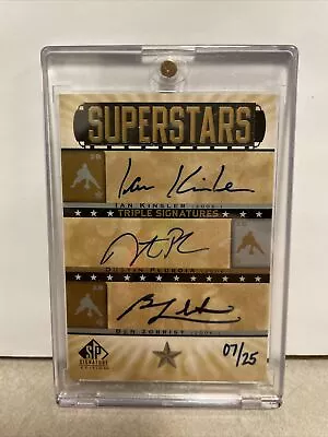 2012 SP Signature Triple Auto Pedroia Kinsler Zobrist 7/25 • $42.95