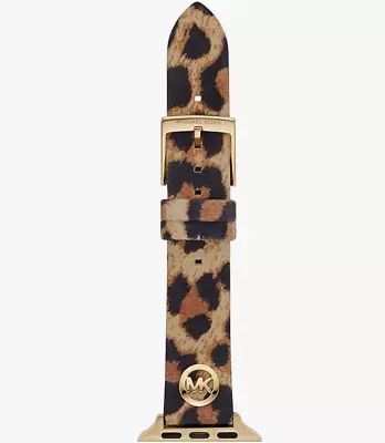 Michael Kors Women's Leather Animal Print  38mm 40mm Apple Watch Strap New • $75.99