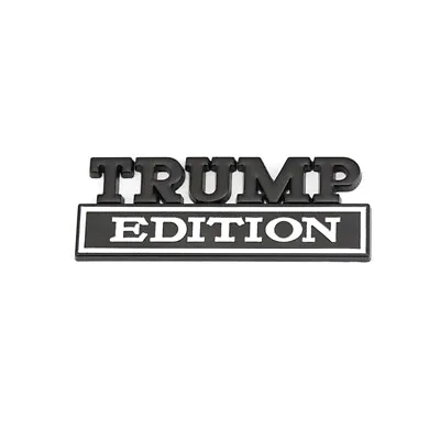 Chrome Metal Trump Edition Emblem Car Rear Trunk Lid 3D Badge Nameplate Sticker • $13.19