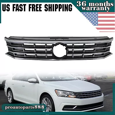 For 2016-2019 VW Volkswagen Passat Factory Style Front Bumper Upper Grille • $78.65