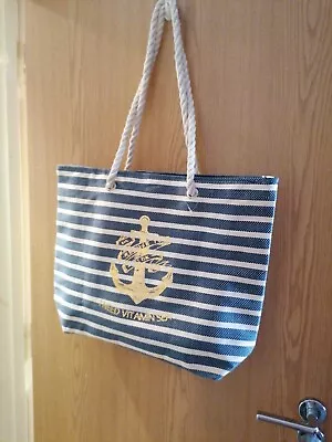 Womens Nautical Beach Bag • £9.99