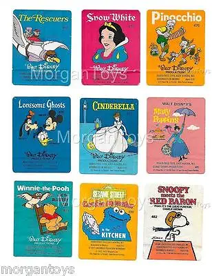 Fisher-Price Movie Viewer Cartridge  REPLACEMENT LITHOS – STICKERS - Disney • $12.99