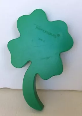 £4.46 • Buy Vintage Tupperware Green Shamrock Plastic Cookie Cutter Clover St. Patrick’s Day