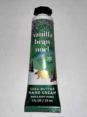 Bath And Body Works VANILLA BEAN NOEL Shea Butter Hand Cream 1 Fl Oz / 29 ML • $8.54