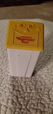 $8 • Buy Vintage 1975 McDonald's McDonaldland Wastebasket Coin Bank Trash Can 