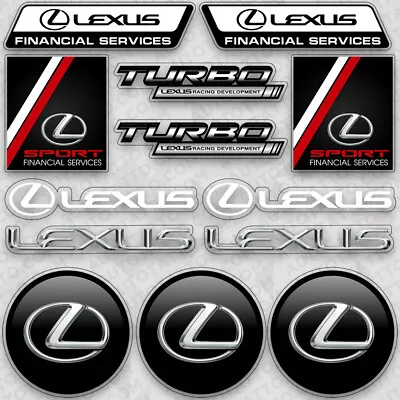 $8.99 • Buy Lexus Sport Racing Development Turbo Car Logo Sticker Vinyl Decal Stripes Decor