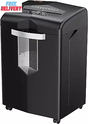 Heavy Duty Paper Shredder 24 Sheet 60 Mins Large Office Crosscut Shredder For C • $380.57