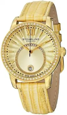 Stuhrling 544 1135A15 Vogue Audrey Dawn Swiss Swarovski Womens Watch • $97.99