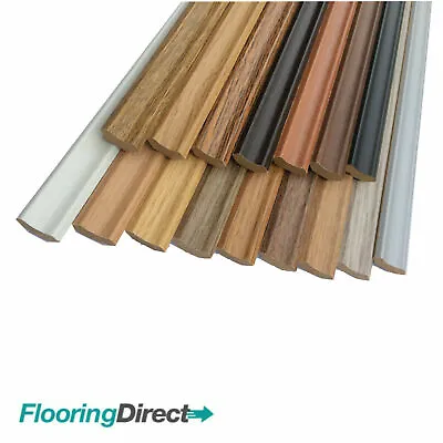 £27.94 • Buy 10x White Oak Laminate Floor Scotia Beading MDF Trim 2.4m Metre Length 30 Colour