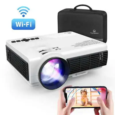 £39.99 • Buy VANKYO Home Cinema Wifi Mini Projector Full HD Airplay Wireless HDMI USB TV UK