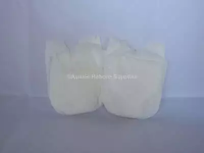 Reborn Baby Neo-Nappy Preemie Nappies Pkt Of 2 10  -14  Approx Tiny • $6.95