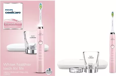 Philips Sonicare DiamondClean Smart Electric Toothbrush Bluetooth HX9361 PINK • $209.95